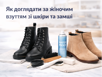 Як доглядати за жіночим взуттям зі шкіри та замші