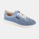 Жіночі мокасини Lion Shoes 12695-1 замшеві кольору джинс