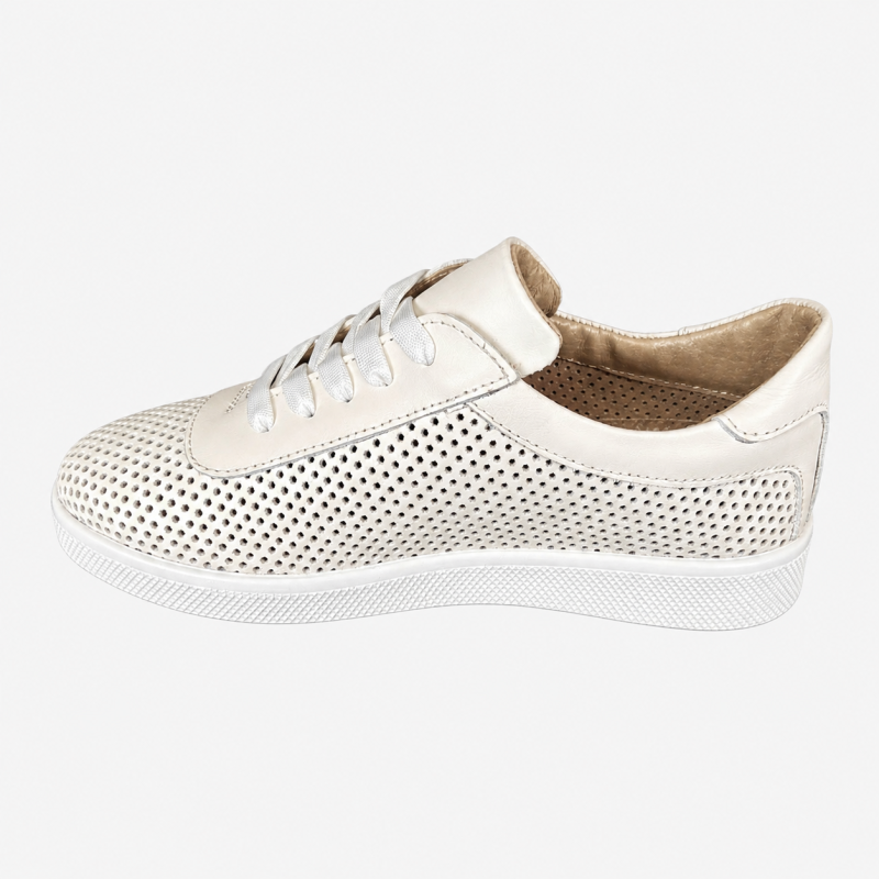 Жіночі мокасини Lion Shoes 12695-2 шкіряні білі, розмір 40