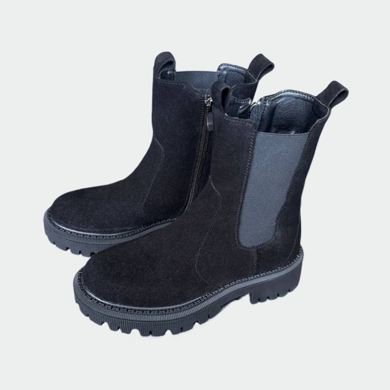Жіночі зимові черевики Lion Shoes L-18-1 із натуральної замші