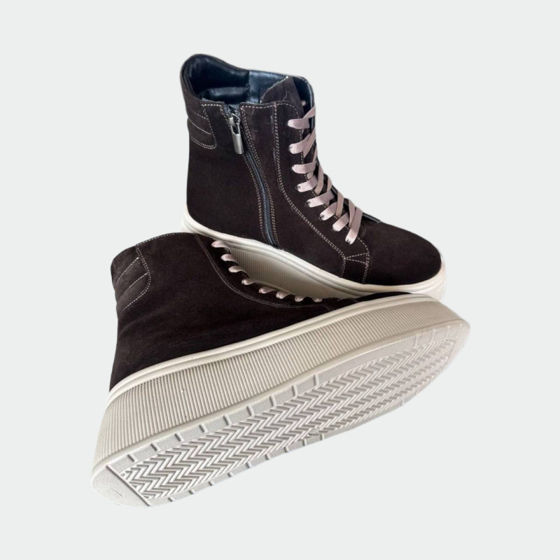 Жіночі зимові черевики Lion Shoes 272378 із натуральної замші, 40 розмір