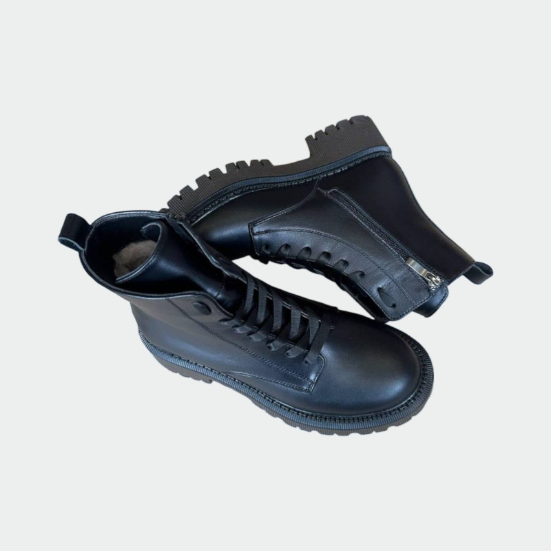 Жіночі зимові черевики Lion Shoes L-378-1 із натуральної шкіри