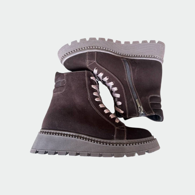 Жіночі зимові черевики Lion Shoes 1105 із натуральної замші