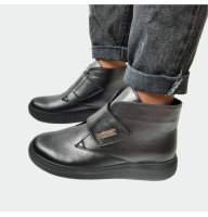 Жіночі черевики Lion Shoes 051123-1 шкіра чорні