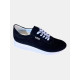 Жіночі чорні кросівки Lion Shoes 86995 із натуральної замші