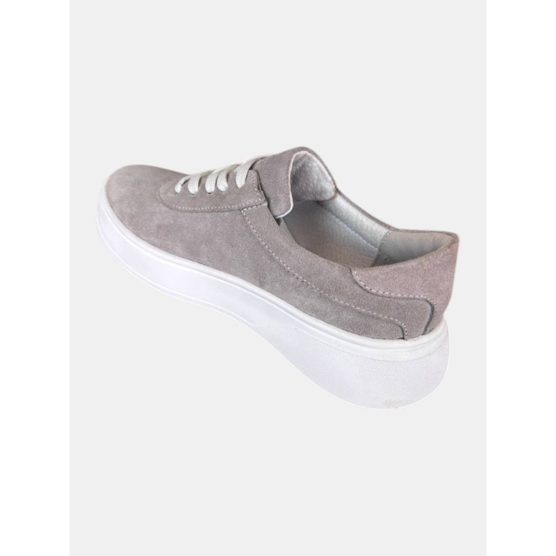 Жіночі кеди Lion Shoes 06495-1 розмір 40 із натуральної замші кольору візон