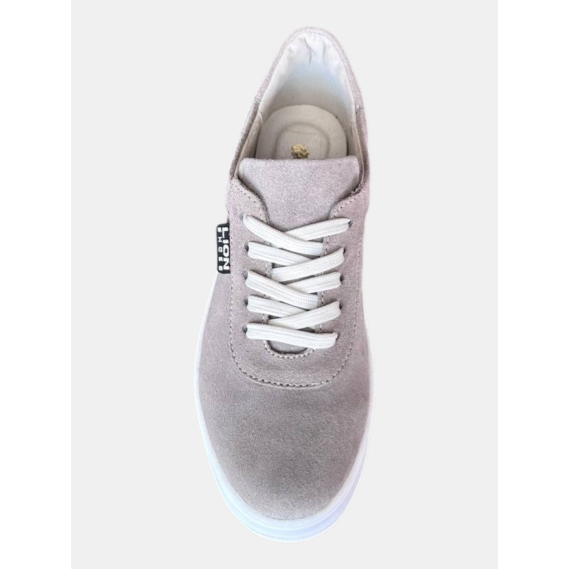 Жіночі кеди Lion Shoes 06495-1 розмір 40 із натуральної замші кольору візон