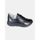 Жіночі чорні кросівки Lion Shoes 17515 із натуральної шкіри