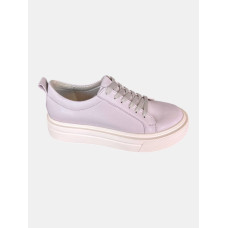 Жіночі бежеві кеди із натуральної шкіри Lion Shoes 21655