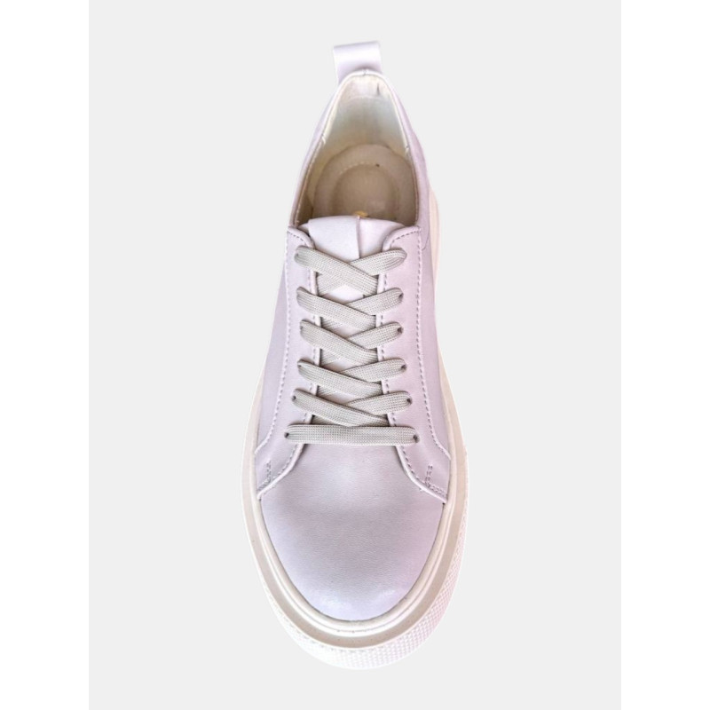 Жіночі бежеві кеди Lion Shoes 21655 із натуральної шкіри
