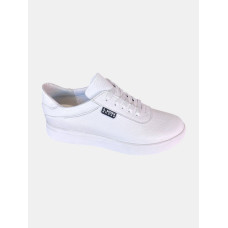 Жіночі білі мокасини із натуральної шкіри Флотар Lion Shoes 05295