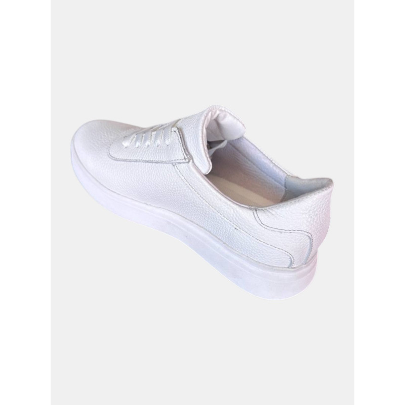 Жіночі білі мокасини Lion Shoes 05295 із натуральної шкіри Флотар