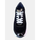 Жіночі чорні кросівки Lion Shoes 869N2 із замші та лакованої шкіри, 41 розміром