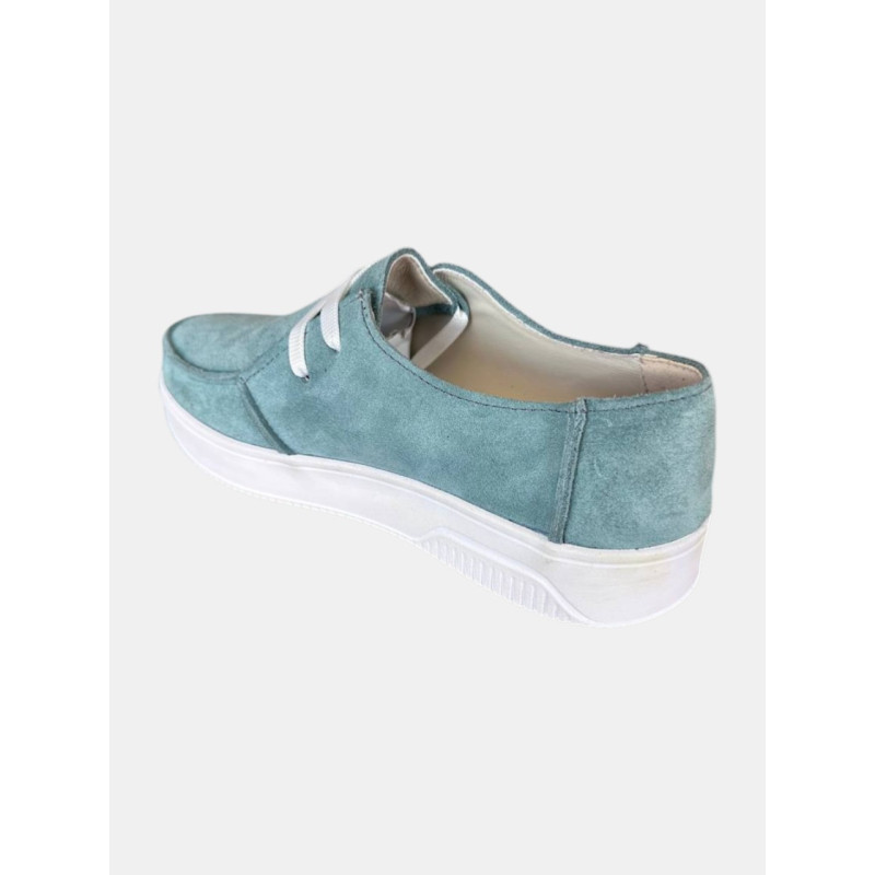 Жіночі бірюзові туфлі Lion Shoes 1641654 із натуральної замші