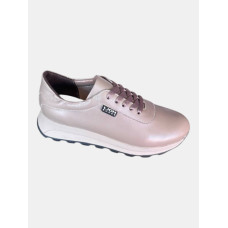 Жіночі мокко кросівки із натуральної шкіри Lion Shoes 40095