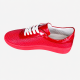 Жіночі мокасини Lion Shoes 60095-1 шкіряні червоні з лаковими вставками розмір 41